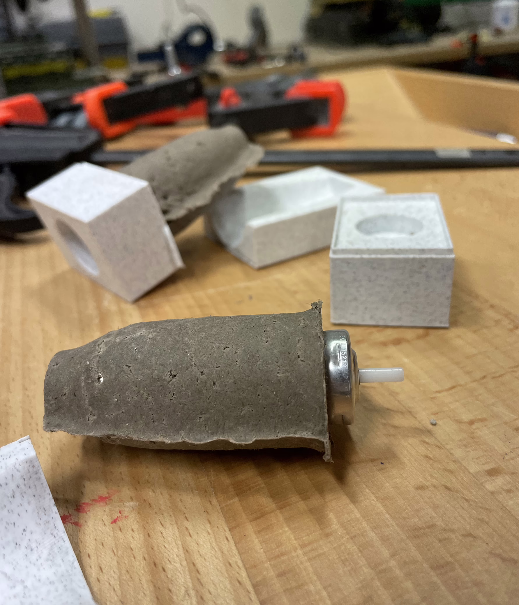 The raw pulp shell prototype